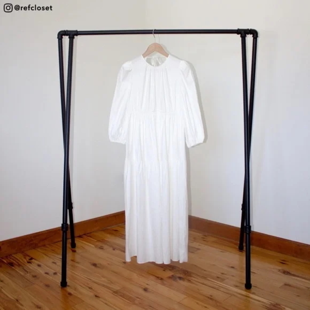Reformation Backless White Midi Dress - Picture 2 of 4